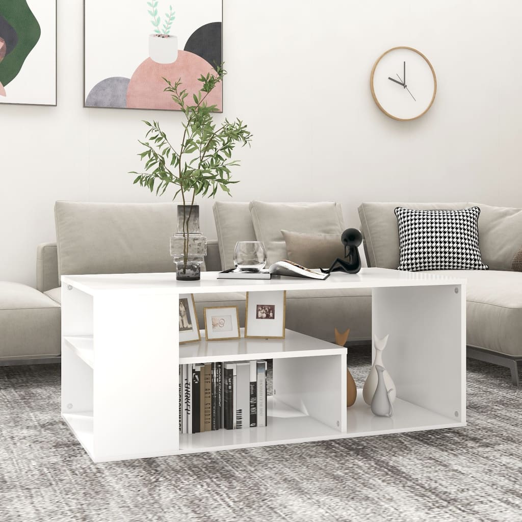 Mesa De Centro Madera Contrachapada 100X50X40 Cm