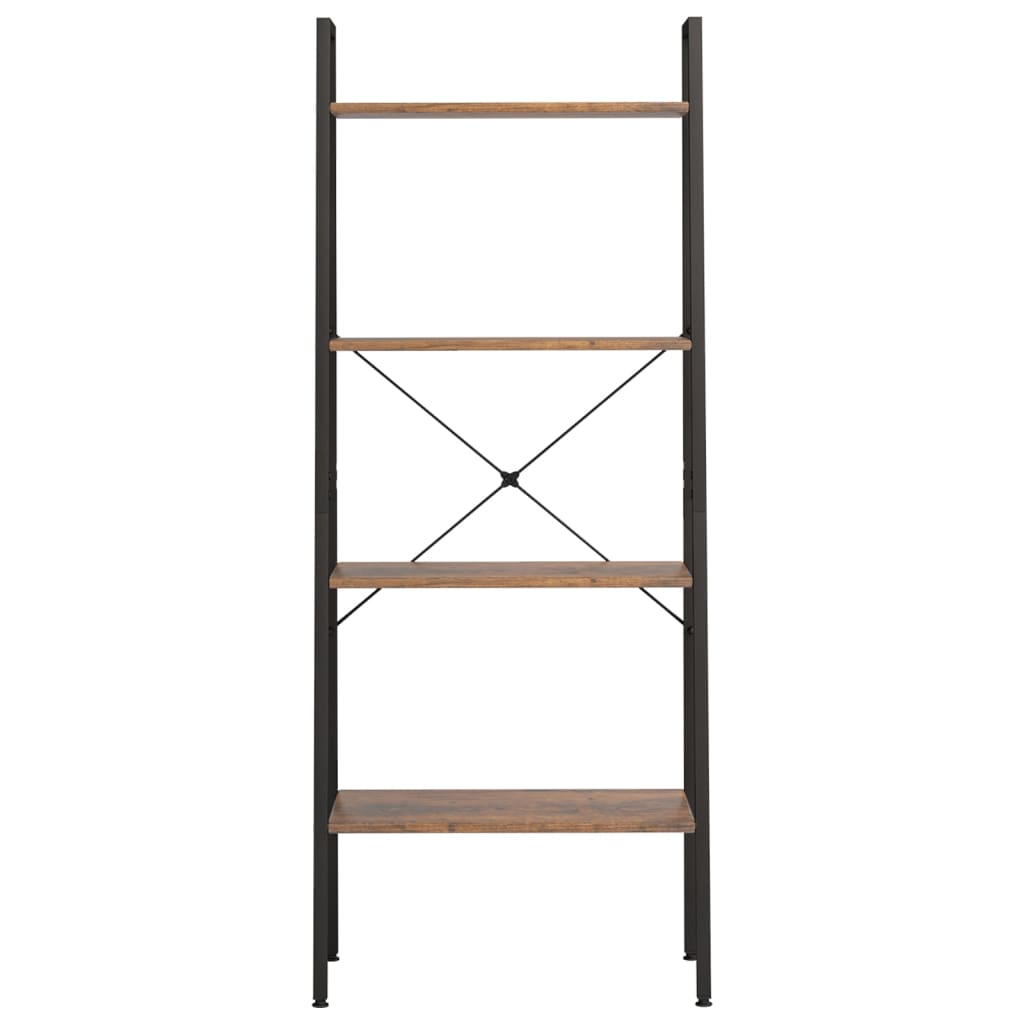 Estantería De Pie 4 Baldas Y Negro 56X35X