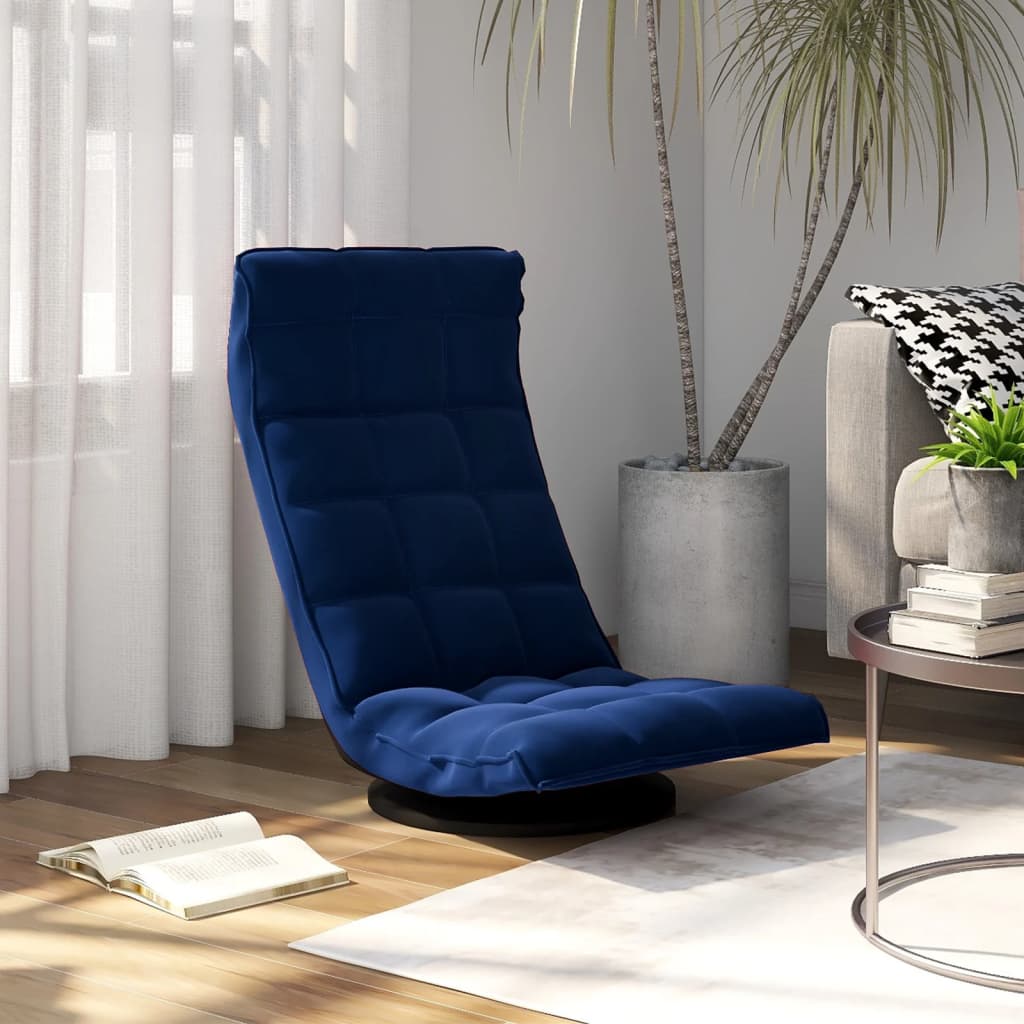 Silla De Suelo Giratoria De Terciopelo