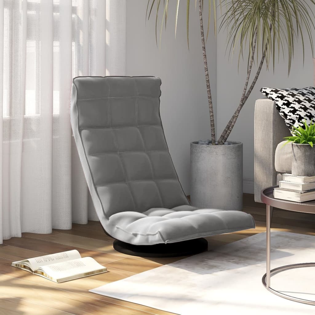 Silla De Suelo Giratoria De Terciopelo