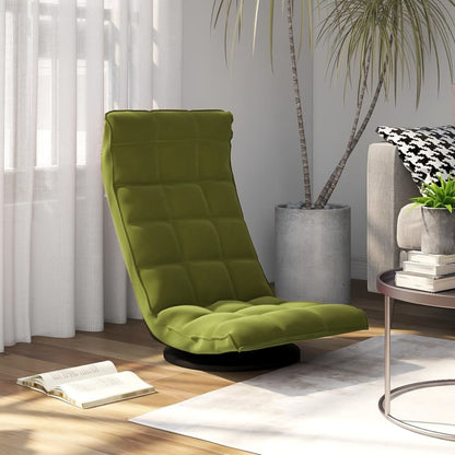 Silla De Suelo Giratoria De Terciopelo