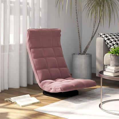 Silla De Suelo Giratoria De Terciopelo