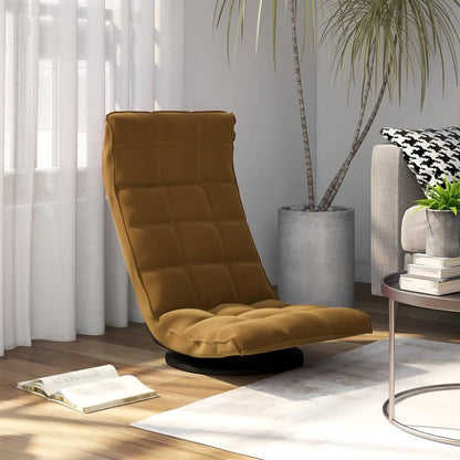 Silla De Suelo Giratoria De Terciopelo