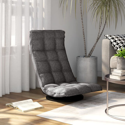 Silla Giratoria De Suelo De Tela 70X51X79 Cm
