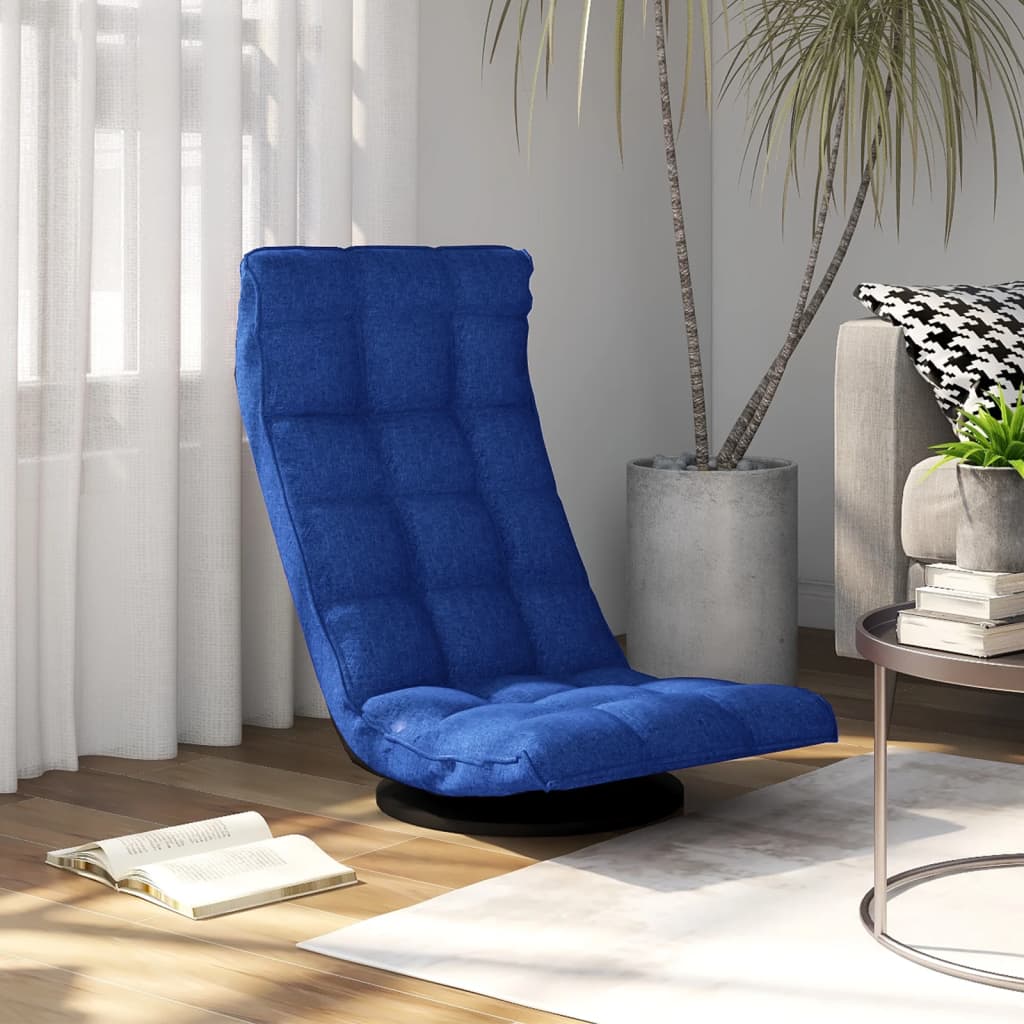 Silla Giratoria De Suelo De Tela 70X51X79 Cm