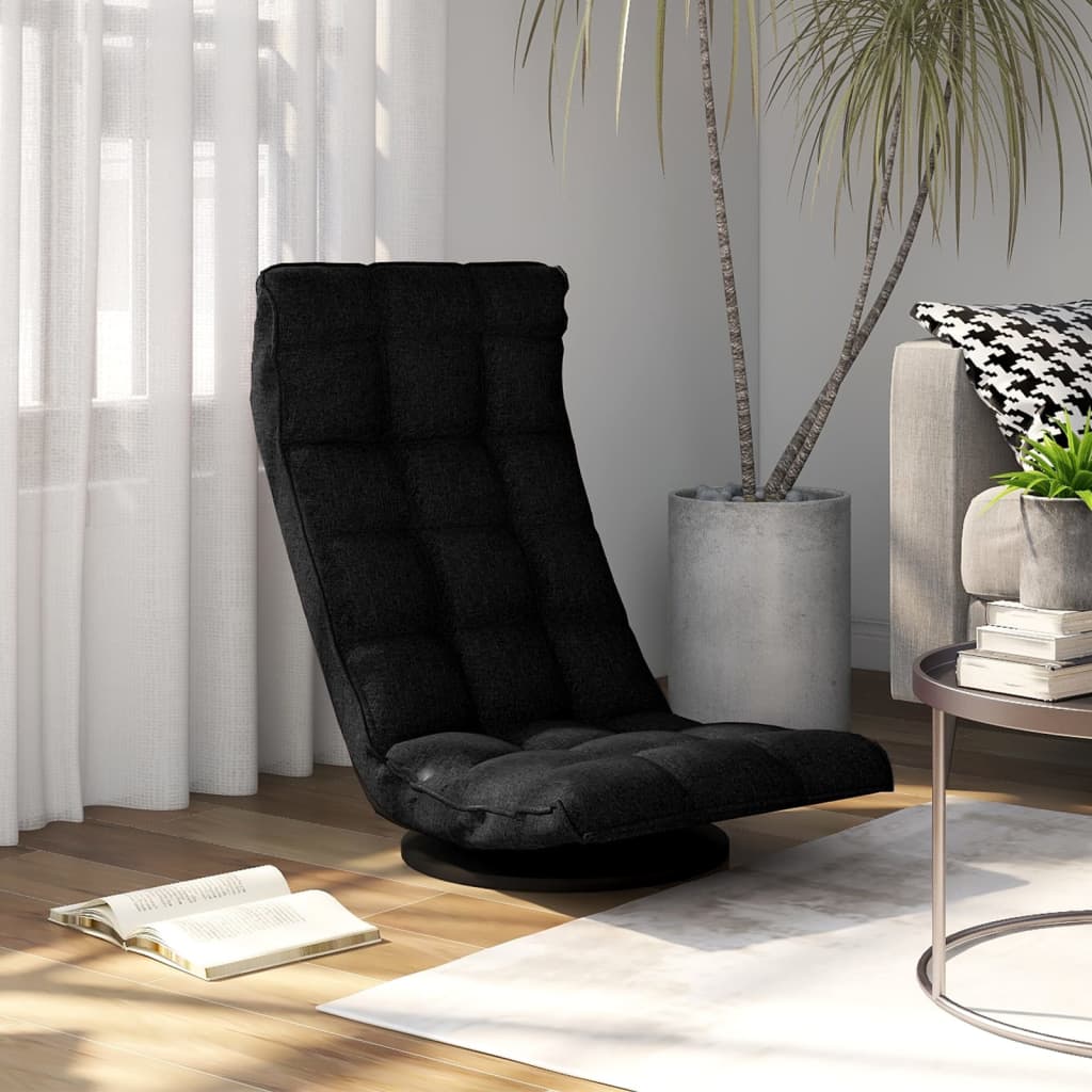 Silla Giratoria De Suelo De Tela 70X51X79 Cm