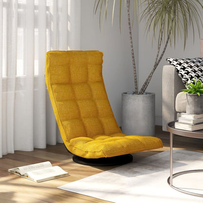 Silla Giratoria De Suelo De Tela 70X51X79 Cm