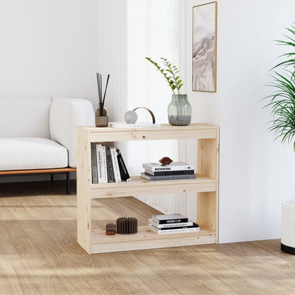 Estantería/Divisor De Espacios Madera Pino 80X30X71,5 Cm