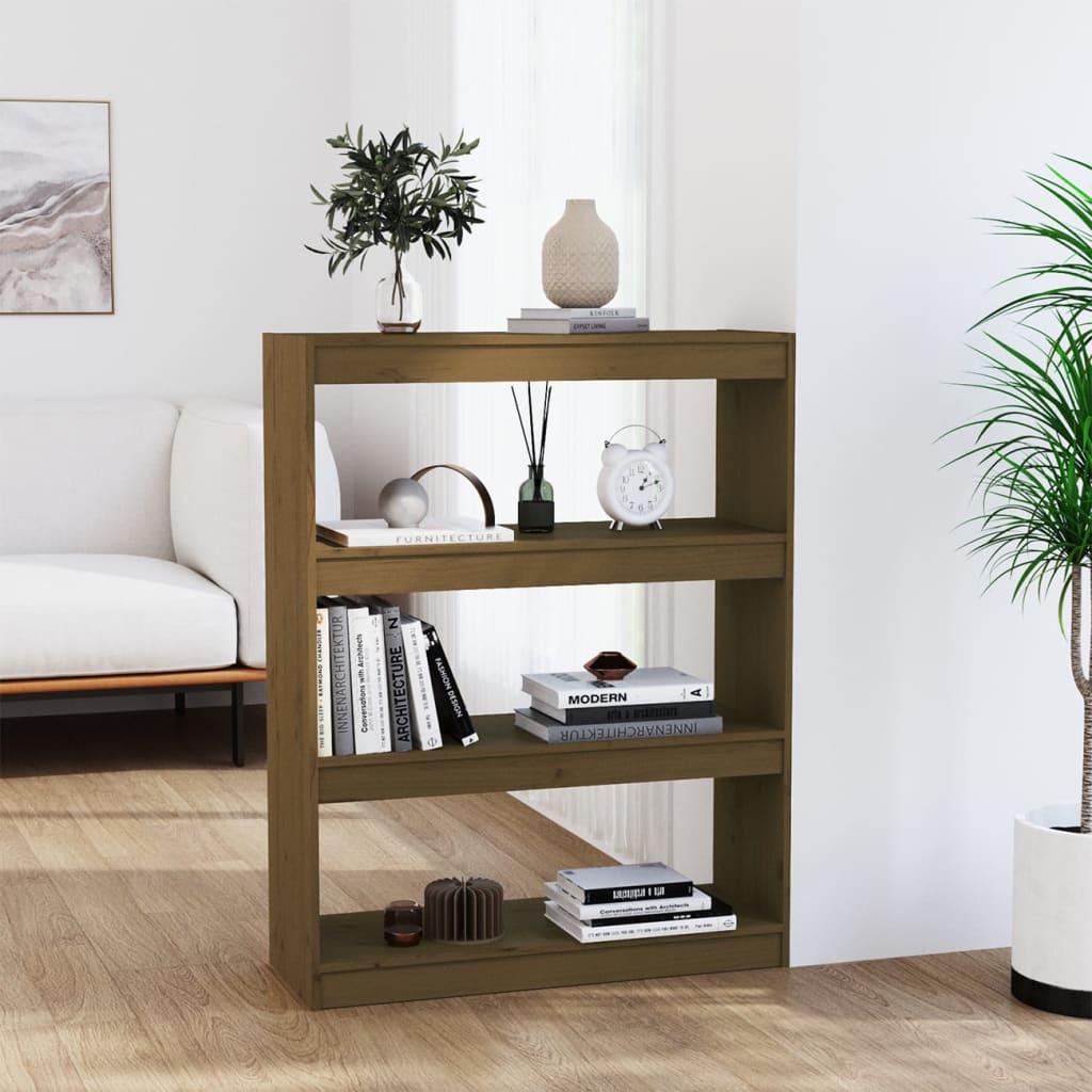 Estantería/Divisor De Espacios Madera Pino 80X30X71,5 Cm