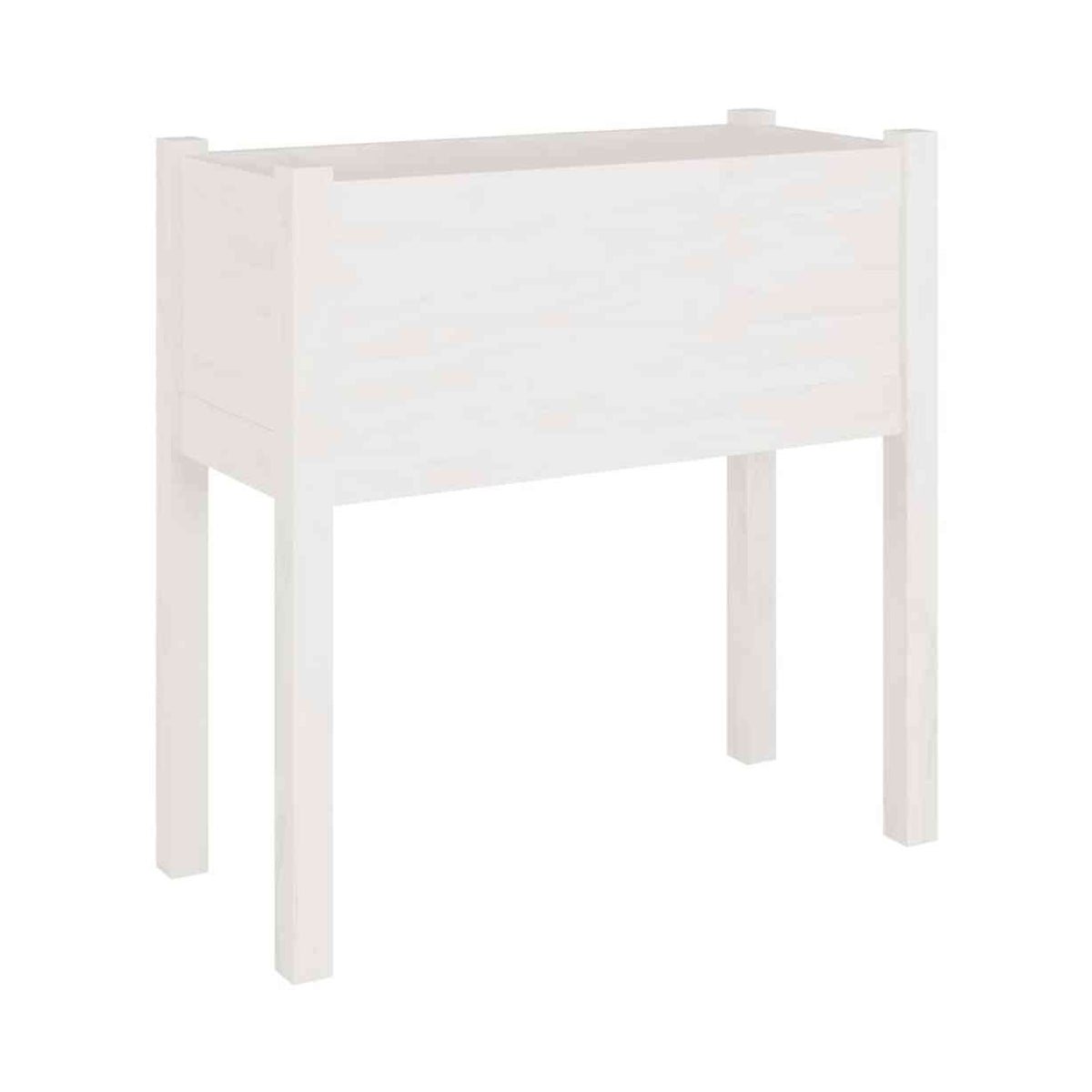 Jardineras 2 Uds Madera Maciza De Pino 70X31X70 Cm