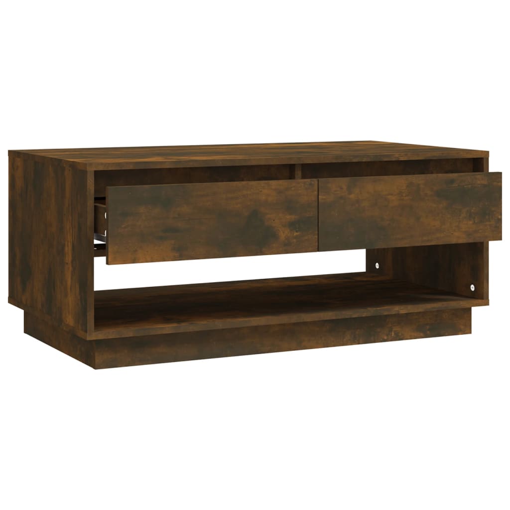 Mesa De Centro Madera De Ingeniería 102,5X55X44Cm