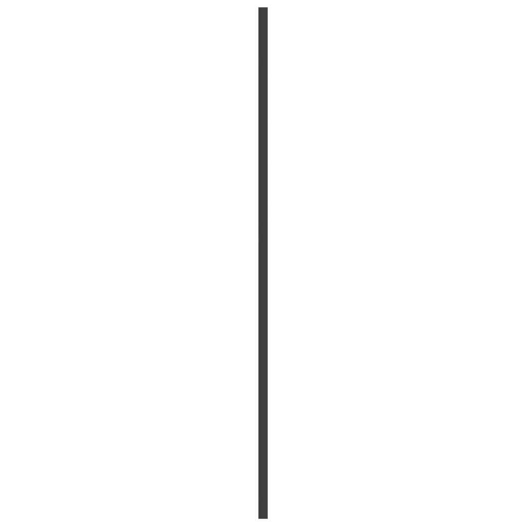Mampara De Ducha Plegable De 3 Paneles Esg Negro 130X130 Cm