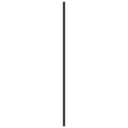 Mampara De Ducha Plegable De 3 Paneles Esg Negro 130X130 Cm