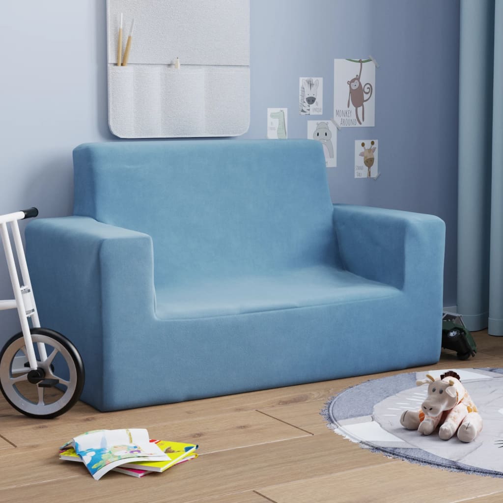 Sofá Para Niños Felpa Suave