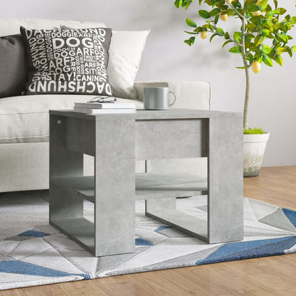 Mesa De Centro Madera De Ingeniería 55,5X55X45 Cm