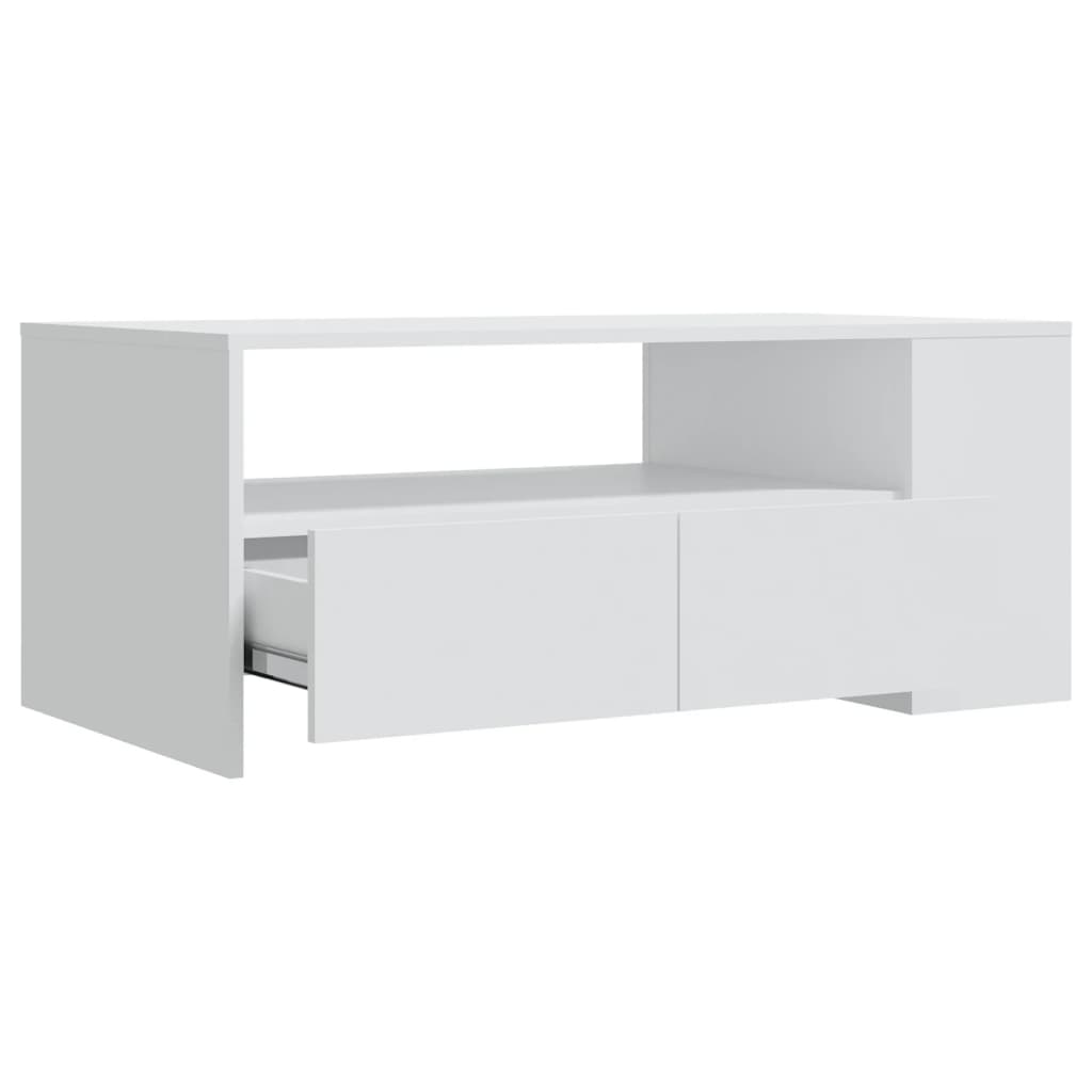 Mesa De Centro Madera De Ingeniería 102X55X42 Cm