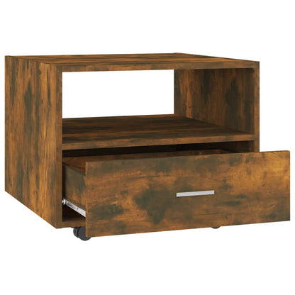 Mesa De Centro Madera De Ingeniería 55X55X40 Cm