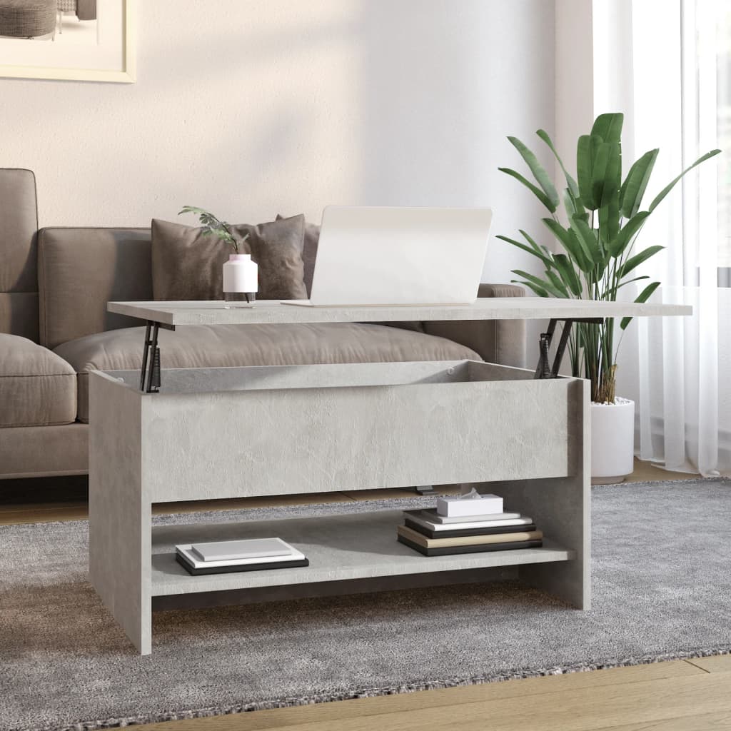 Mesa De Centro Madera Contrachapada 80X50X40 Cm