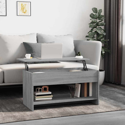 Mesa De Centro Madera Contrachapada 80X50X40 Cm