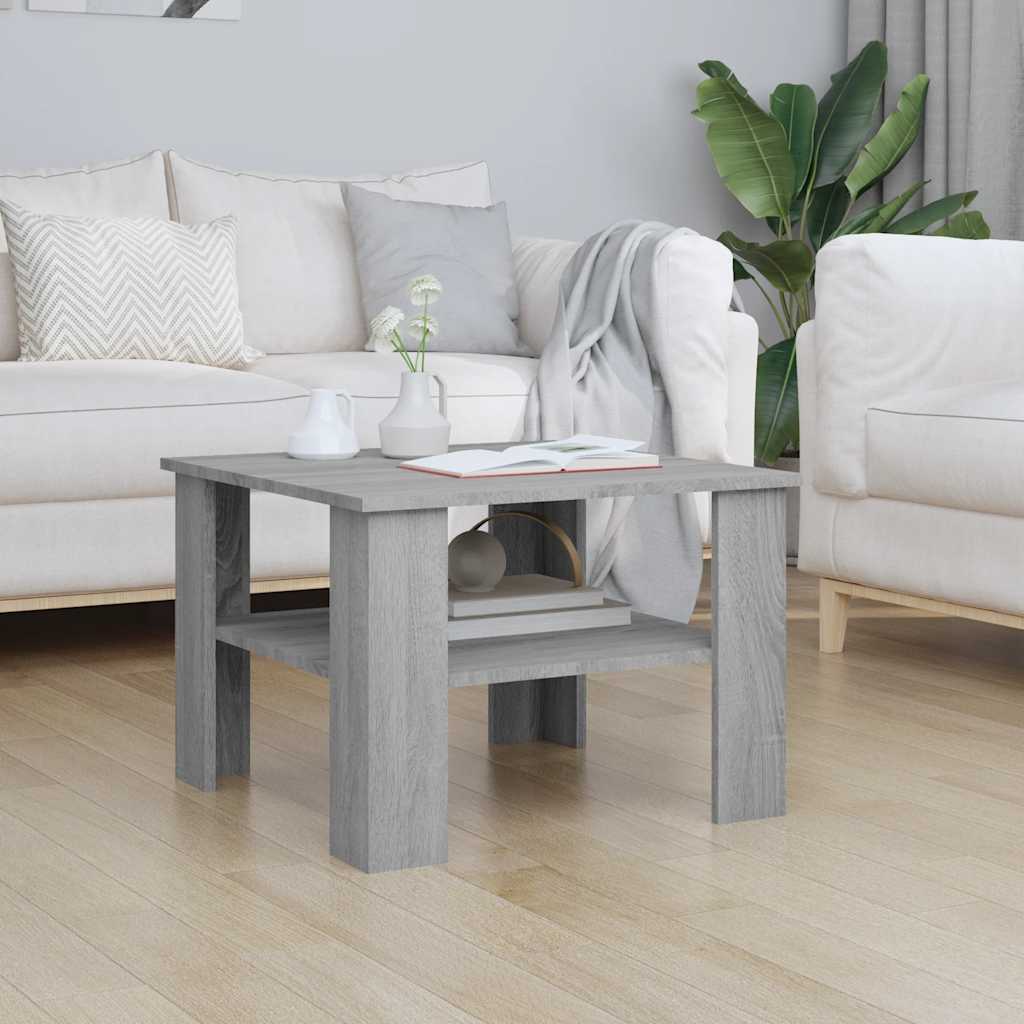 Mesa De Centro Madera Contrachapada 60X60X42 Cm