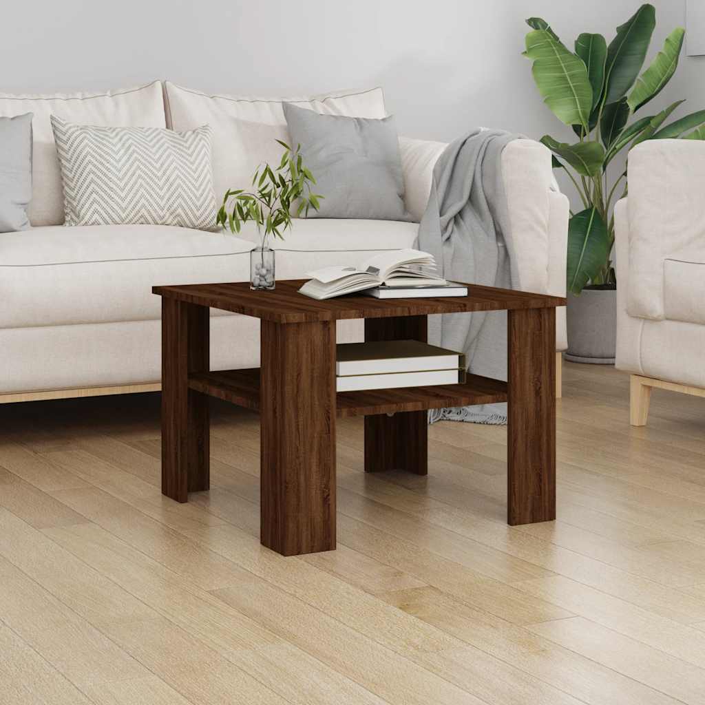 Mesa De Centro Madera Contrachapada 60X60X42 Cm