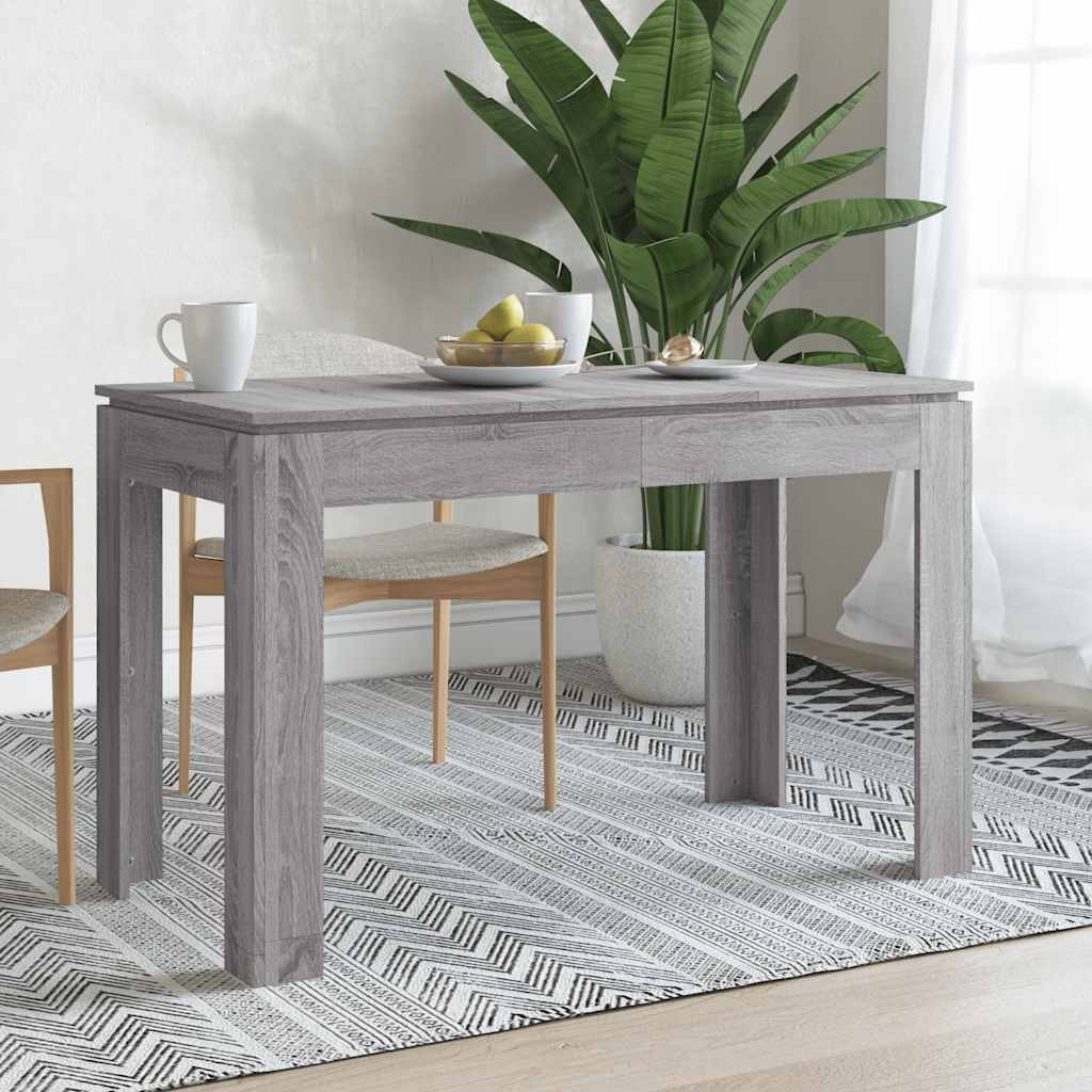 Mesa De Comedor De De 120X60X76 Cm, Fabricada En Madera De Ingeniería