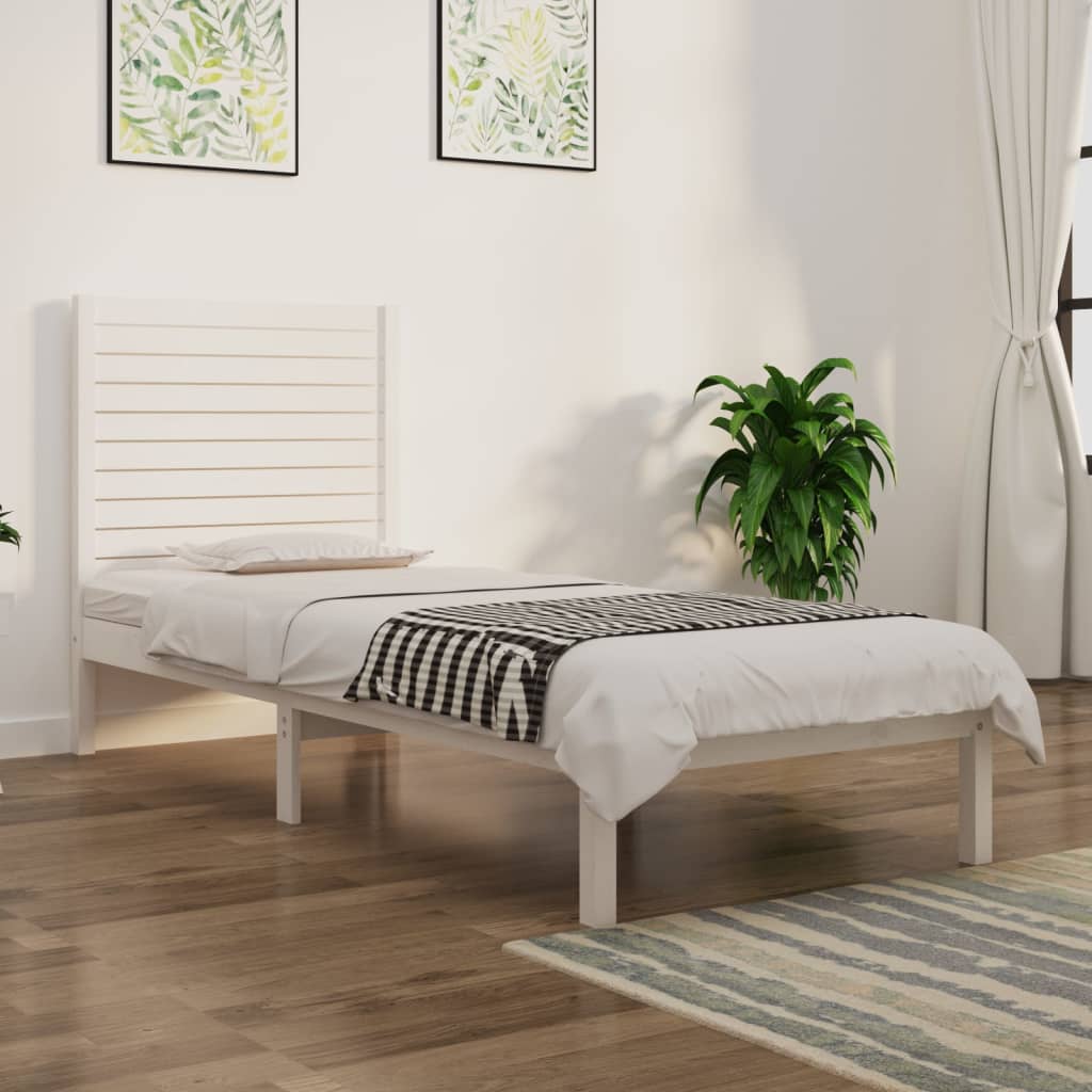 Cama Extralarga Sin Colchón Madera Maciza