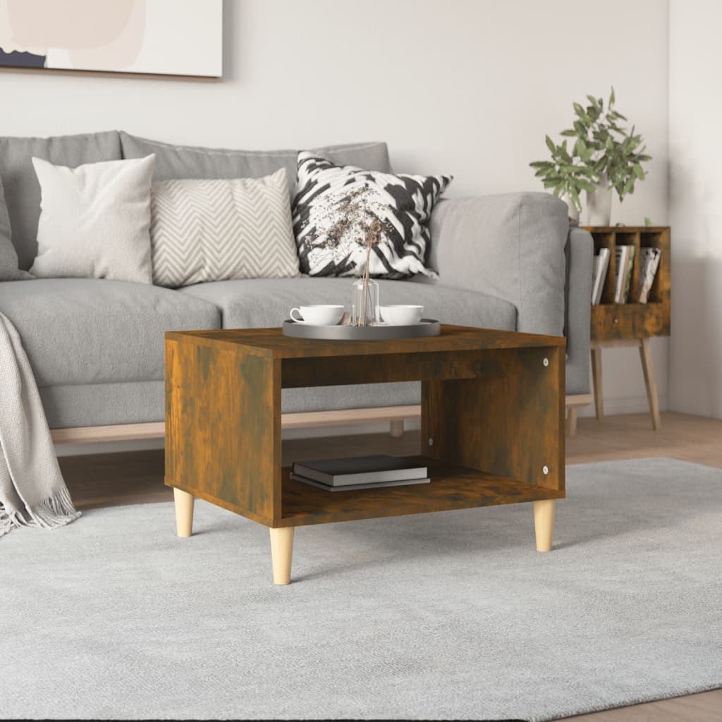 Mesa De Centro Madera Contrachapada 60X50X40 Cm