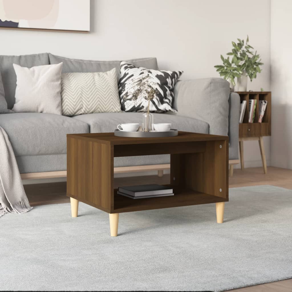 Mesa De Centro Madera Contrachapada 60X50X40 Cm