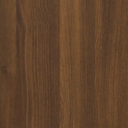 Mesa De Centro Madera Contrachapada Roble Marrón 102X50X40 Cm