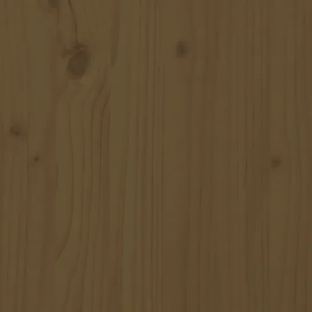 Mesa De Centro Madera Maciza De Pino 100X50X40 Cm