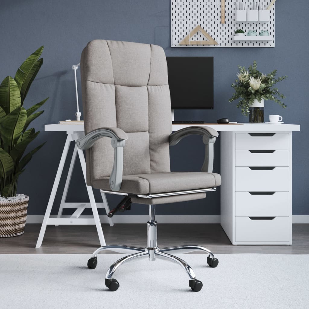 Silla De Oficina Reclinable De Tela