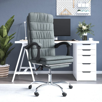 Silla De Oficina Reclinable De Tela