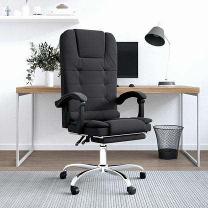 Silla De Oficina Reclinable Masaje Cuero Sintético