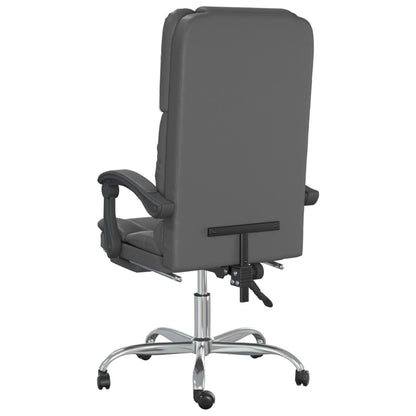 Silla De Oficina Reclinable Masaje Cuero Sintético