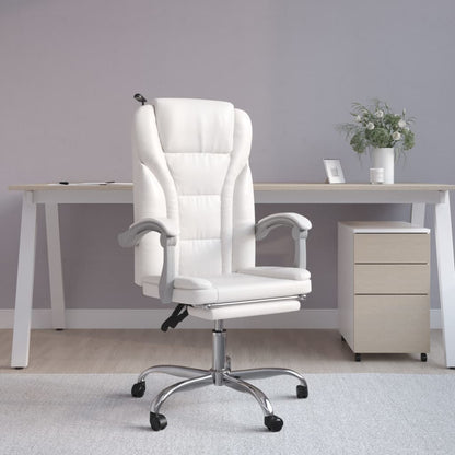 Silla De Oficina Reclinable Cuero Sintético