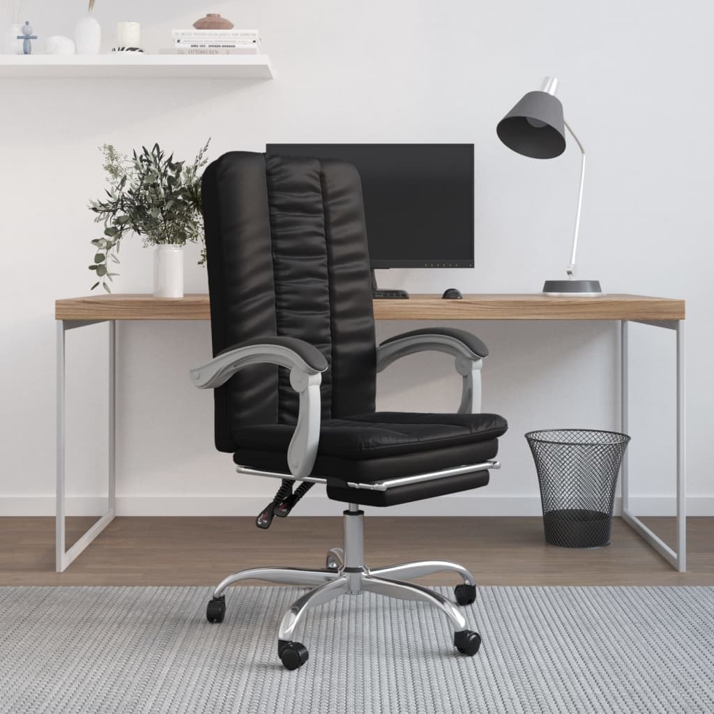 Silla De Oficina Reclinable Cuero Sintético