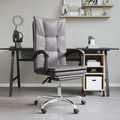 Silla De Oficina Reclinable Cuero Sintético