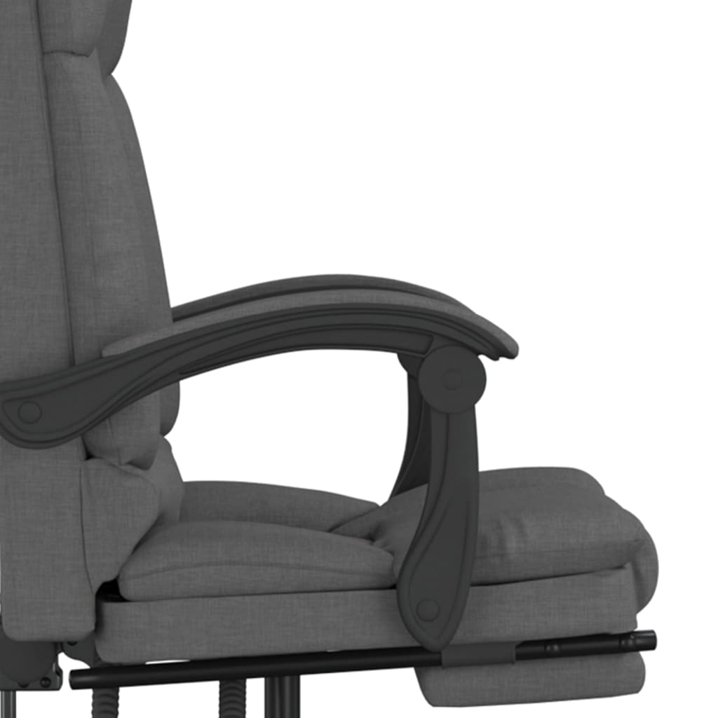 Sillón De Oficina Reclinable Con Masaje, Tapizado En Tela