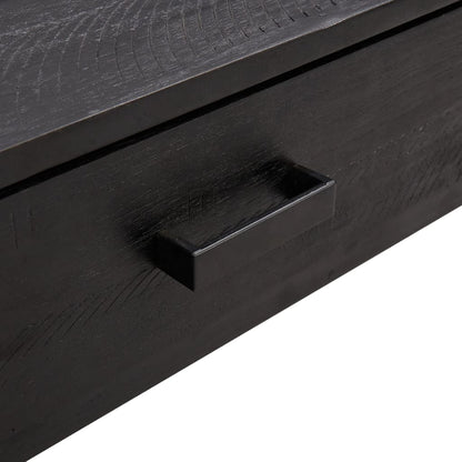 Mesa De Centro Madera Maciza De Pino 90X50X35 Cm