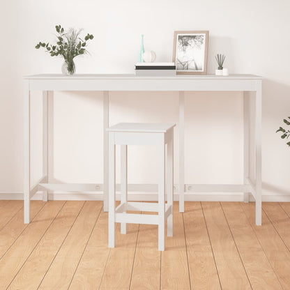 Mesa Alta De Bar Madera Maciza De Pino