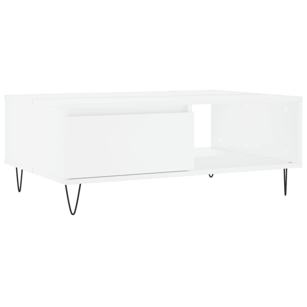 Mesa De Centro Madera De Ingeniería 90X60X35 Cm