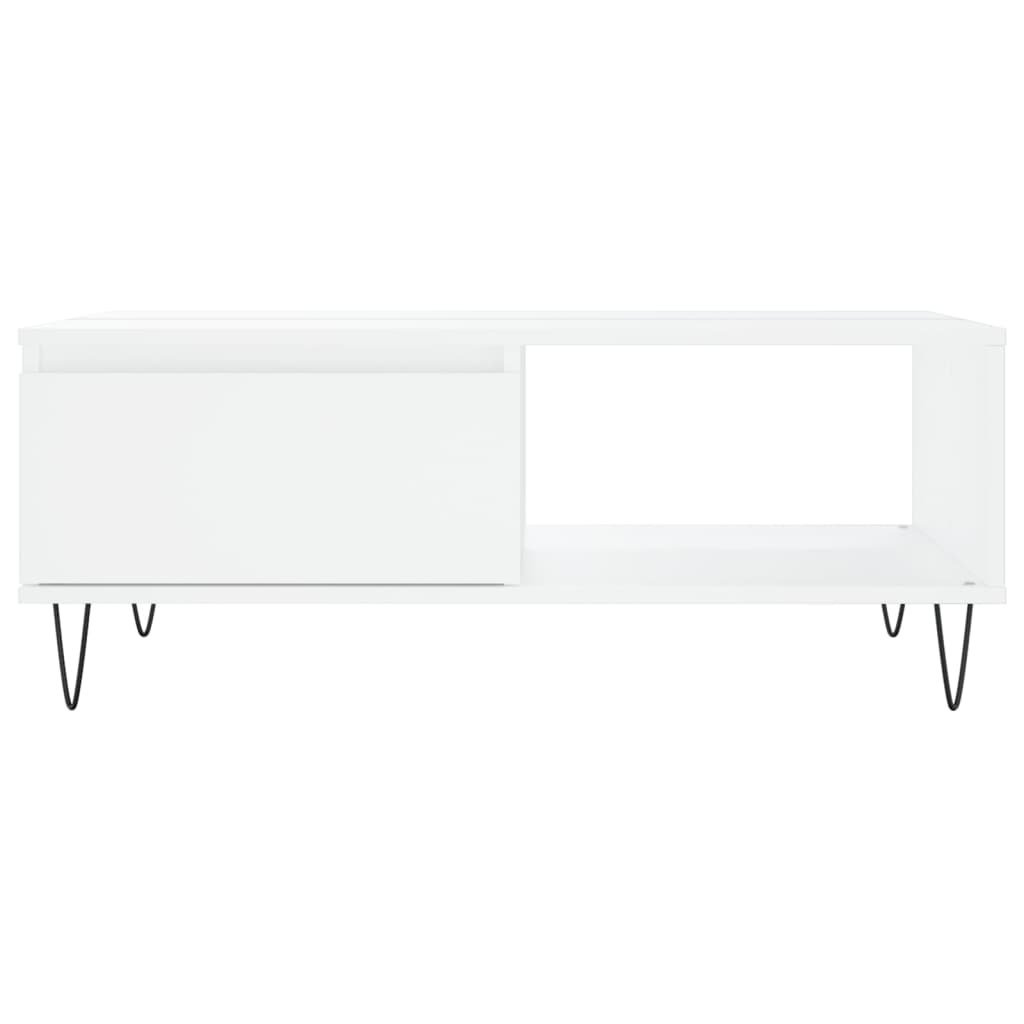 Mesa De Centro Madera De Ingeniería 90X60X35 Cm