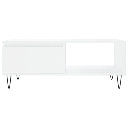 Mesa De Centro Madera De Ingeniería 90X60X35 Cm