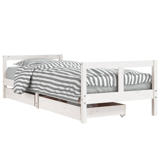 Estructura Cama Niños Con Cajones Madera Pino