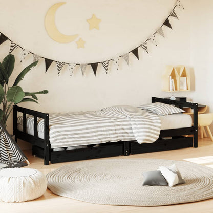 Estructura Cama Niños Con Cajones Madera Pino