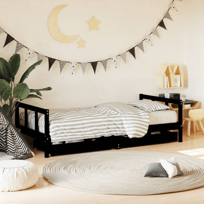 Estructura Cama Niños Con Cajones Madera Pino