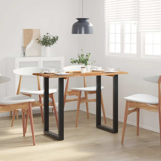 Mesa De Comedor Madera Maciza De Acacia