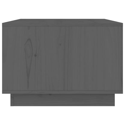 Mesa De Centro Madera Maciza De Pino 80X50X35 Cm