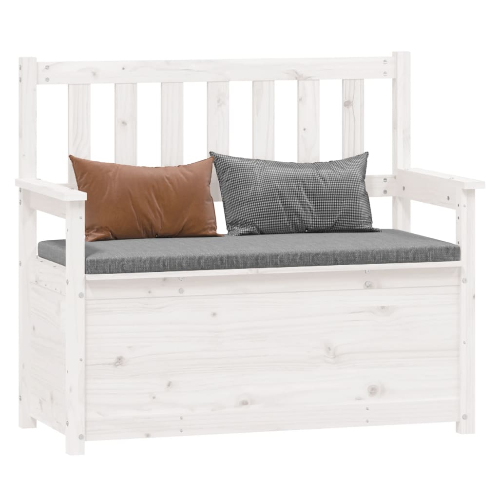 Banco De Madera Maciza De Pino 112,5X51,5X96,5 Cm